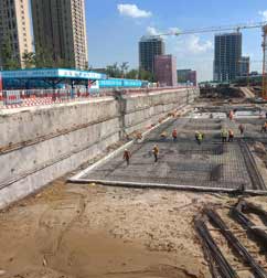 沈阳全运路万达广场项目基坑支护工程