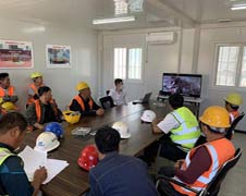 沈阳金廊项目22-1地块开展2020年安全生产月培训活动